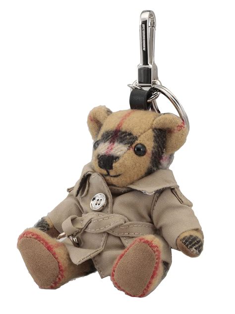 burberry bear keychain red|burberry thomas bear charm.